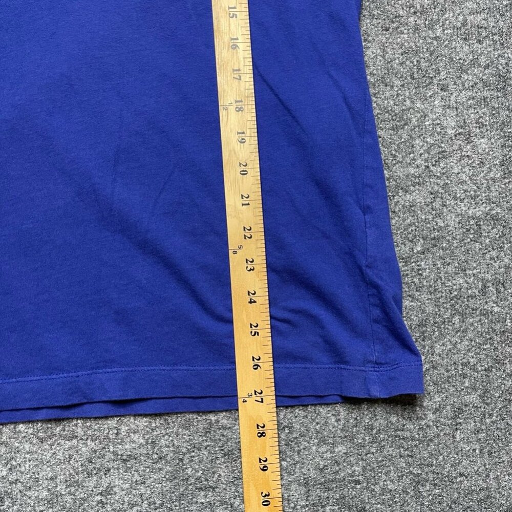 Nike Air Core Mens Graphic T-Shirt Blue Short Sleeve Crew Neck L - Picture 7 of 7
